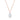 Floating Pear cut Pendant necklace