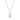 Floating Pear cut Pendant necklace