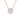 Round cut diamond halo necklace