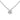 Floating Round cut Pendant Necklace