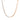 Half Diamond Tennis Half Gold Chain Necklace