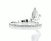 Floating Pear Ring