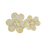 You & Me Flowers Pavé Diamond Ring