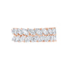 Double Raw marquise bands