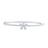 Diamond Flower Bangle
