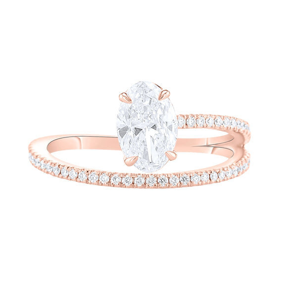Floating Oval Ring