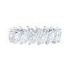 Sideway Marquise Eternity Band
