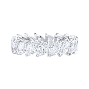 Sideway Marquise Eternity Band