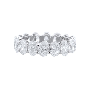Oval Cut Eternity Band