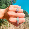 Emerald Cut Eternity Band