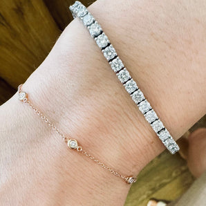 Diamond Bezel Bracelet
