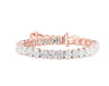 Oval Cut Diamonds Tennis Bracelet