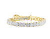 Oval Cut Diamonds Tennis Bracelet
