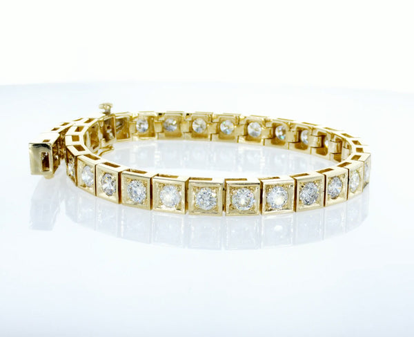 Cubic Round Diamond Bracelet