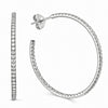 Open Diamond Hoops