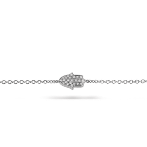 Hamsa Hand Diamond Bracelet