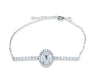 Diamond Oval Mix Shape Bracelet