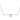 Oval Diamond Line Necklace