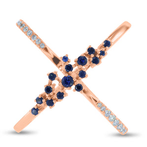 Blue Sapphires & Diamonds X Open Claw