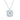 Cushion Diamond Halo Necklace