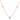 Princess cut Diamond Necklace