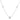 Princess cut Diamond Necklace