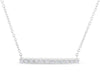 Diamond Cube Line Necklace