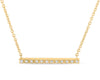 Diamond Cube Line Necklace