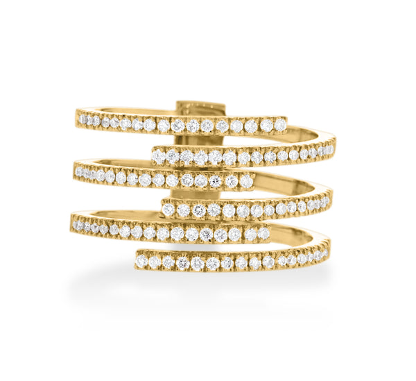 6 plugged pave ring