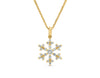 Snowflake diamond necklace