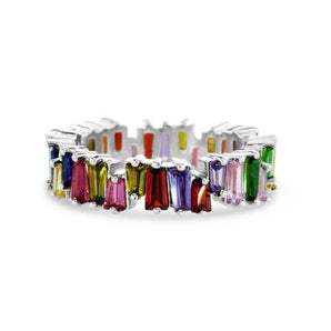 Asymmetrical Rainbow Tapered Band