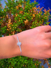 Diamond Oval Mix Shape Bracelet