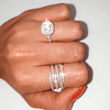 6 plugged pave ring