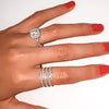 6 plugged pave ring
