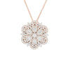 Mix Shape Diamond Flower Necklace