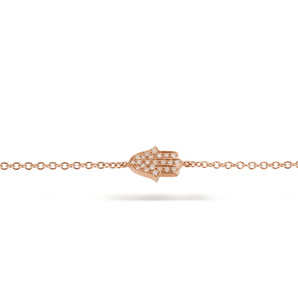 Hamsa Hand Diamond Bracelet