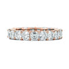 Asscher Cut Eternity Band