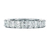 Asscher Cut Eternity Band