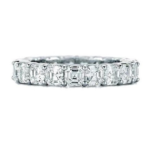 Asscher Cut Eternity Band