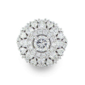 Medium mix shape diamond flower