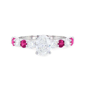 Oval With a Pink Touch Band