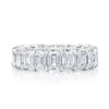Emerald Cut Eternity Band