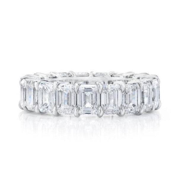 Emerald Cut Eternity Band