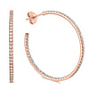 Open Diamond Hoops