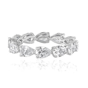 Sideways Pear Eternity Band