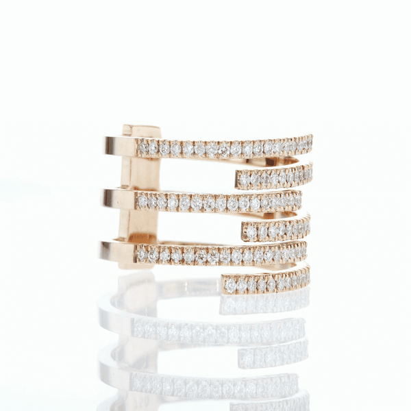 6 plugged pave ring