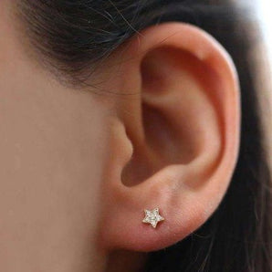 Diamond Star Earrings
