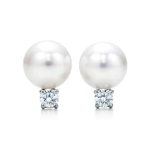 Pearl Diamond Earrings
