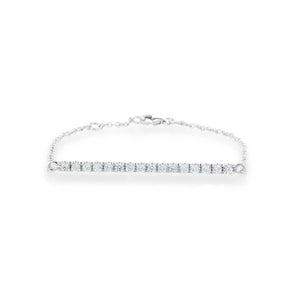 Diamond line bracelet